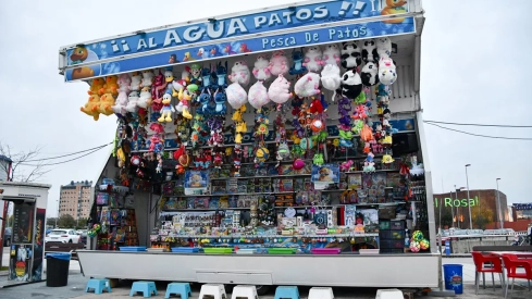 Parque de atracciones de Navidad de La Rosaleda de Ponferrada
