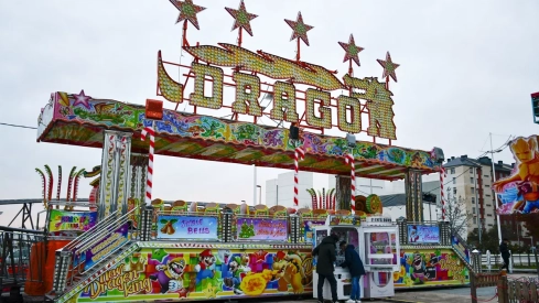 Parque de atracciones de Navidad de La Rosaleda de Ponferrada