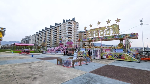Parque de atracciones de Navidad de La Rosaleda de Ponferrada