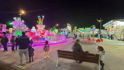 Parque de atracciones de Navidad de La Rosaleda de Ponferrada