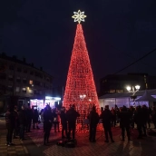 Encendido de las luces de Navidad de Bembibre 