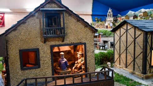 Inauguración del Belén artesano de Folgoso de la Ribera