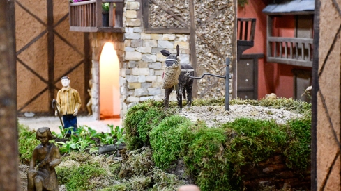 Inauguración del Belén artesano de Folgoso de la Ribera
