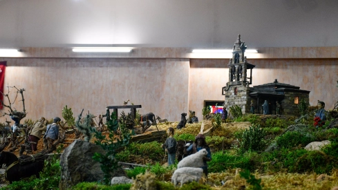 Inauguración del Belén artesano de Folgoso de la Ribera