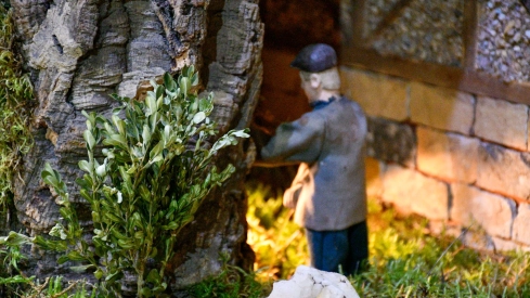 Inauguración del Belén artesano de Folgoso de la Ribera