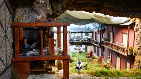 Inauguración del Belén artesano de Folgoso de la Ribera