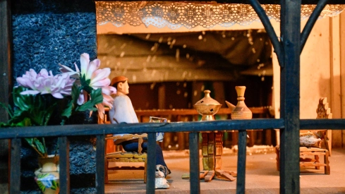 Inauguración del Belén artesano de Folgoso de la Ribera