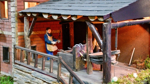 Inauguración del Belén artesano de Folgoso de la Ribera