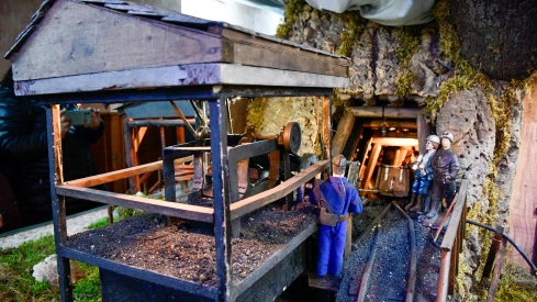 Inauguración del Belén artesano de Folgoso de la Ribera