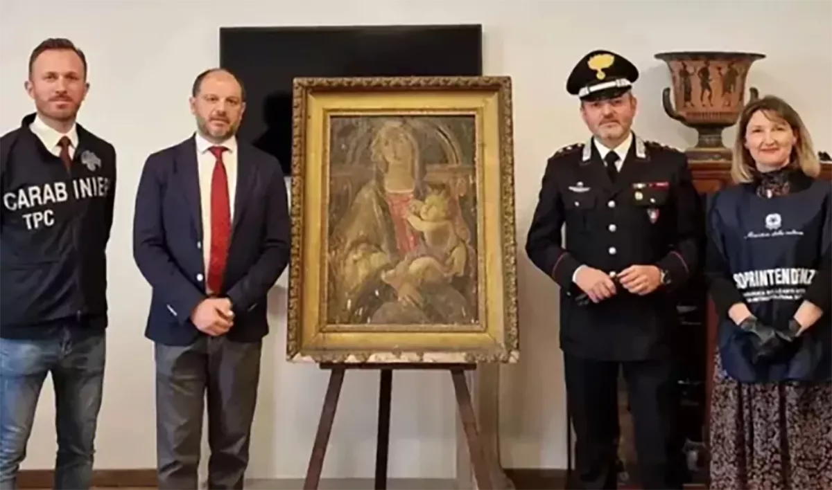 Reaparece una pintura de Botticelli valorada en 100 millones de euros que se daba por perdida