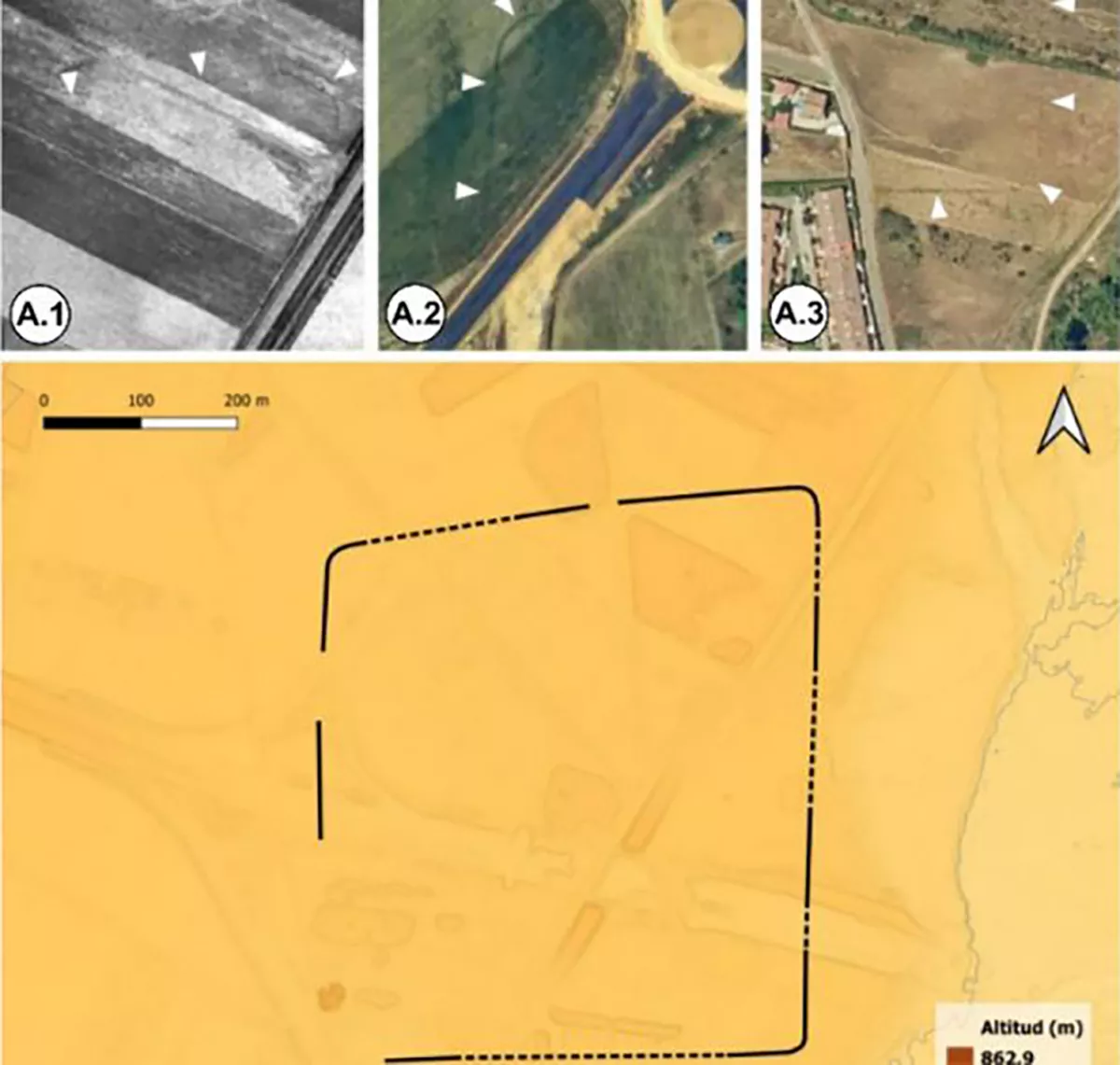 Campamento descubierto en Villacete Campamento descubierto en Villacete