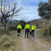 Foto archivo del amplio dispositivo de búsqueda del hombre desaparecido en Rimor 
