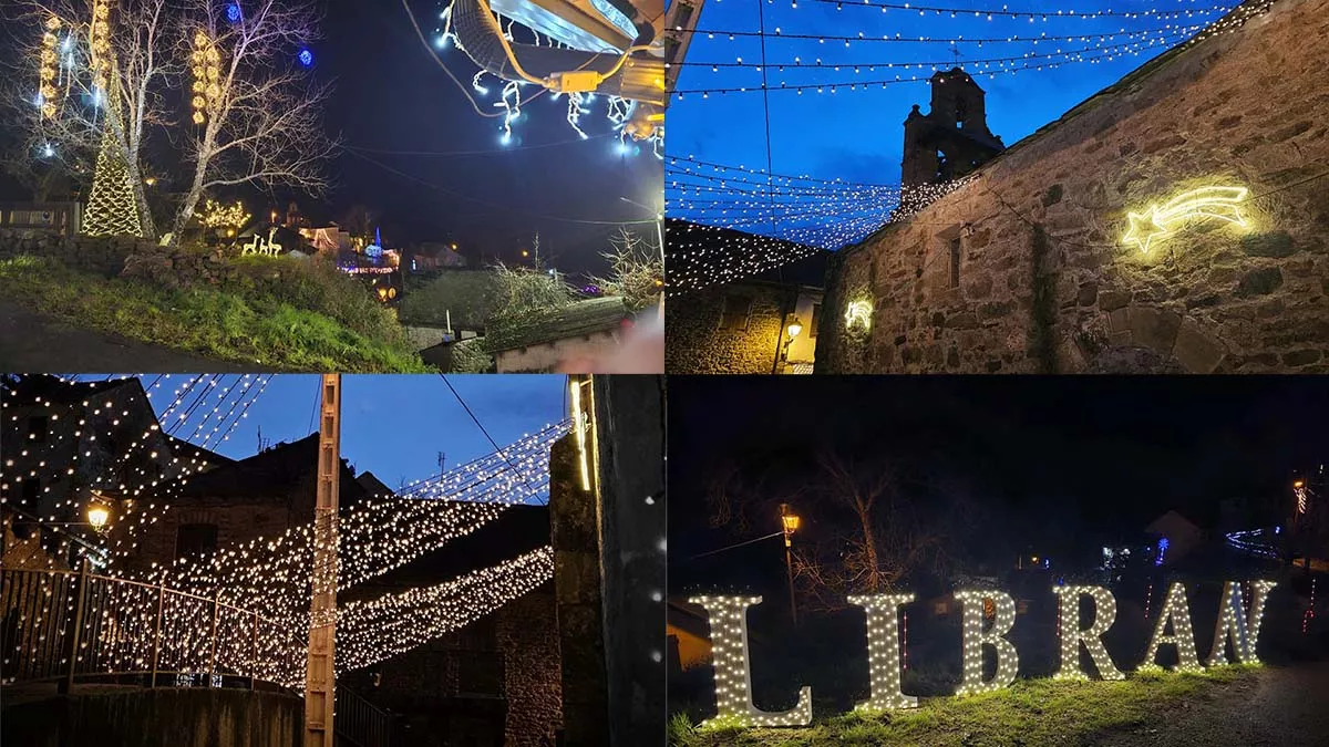 Iluminación de Navidad en Librán