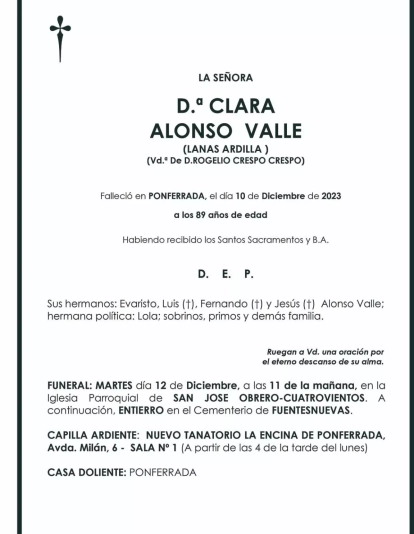 CLARA ALONSO VALLE