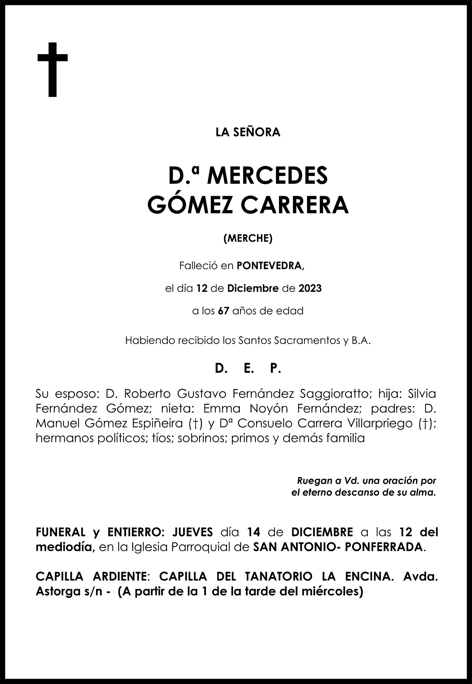 MERCEDES GÓMEZ CARRERA