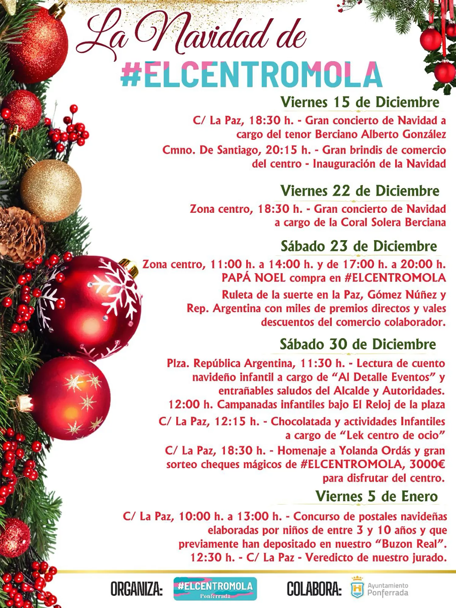 Programa de Navidad del Centro Mola