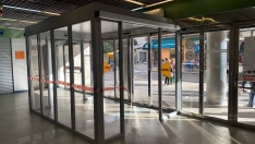 Cortavientos del Mercado de Abastos de Ponferrada Cortavientos del Mercado de Abastos de Ponferrada