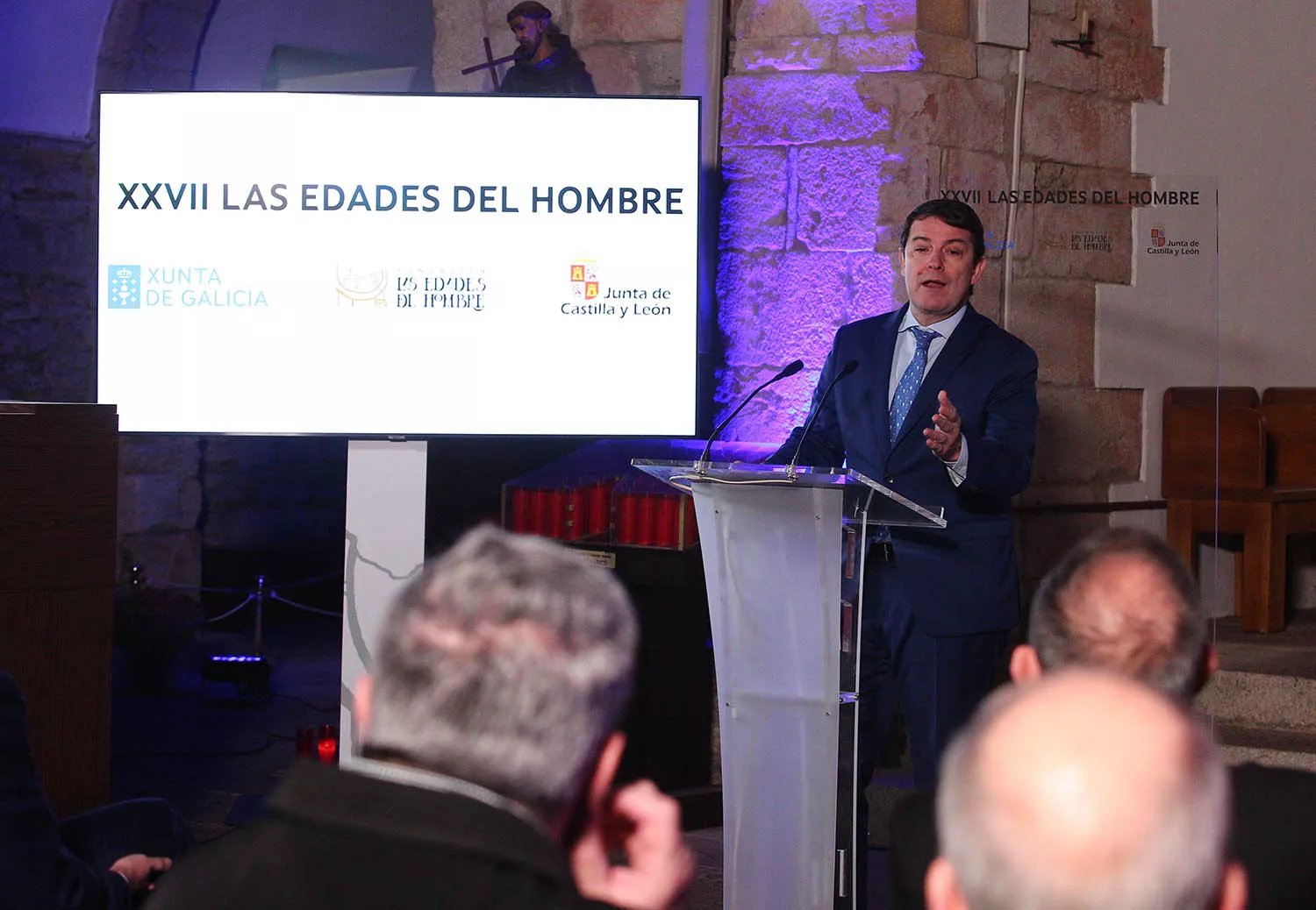 Firma entre la Junta y la Xunta para la celebración de las Edades del Hombre en Villafranca y Santiago 1