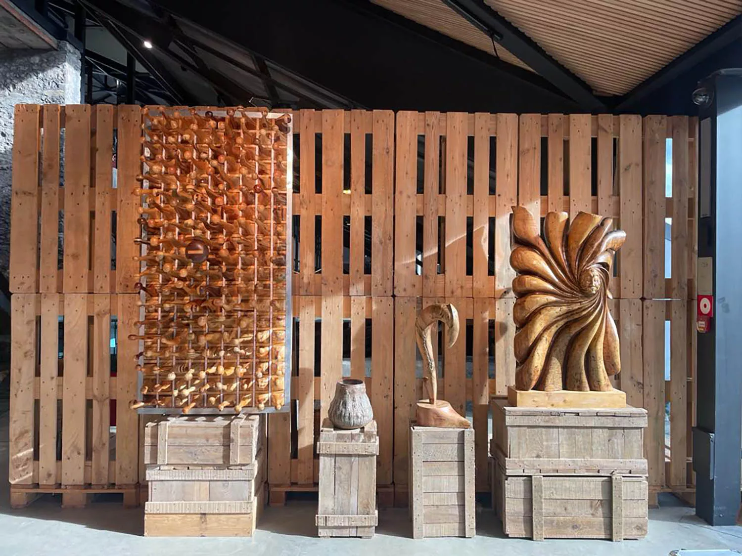 Obras de la nueva exposición en el Museo de la Energía Obras de la nueva exposición en el Museo de la Energía