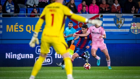 Imagen del encuentro (@FCBarcelonaB)