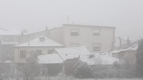 Días de frío y niebla en Ponferrada y El Bierzo