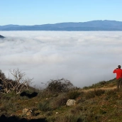 Días de frío y niebla en Ponferrada y El Bierzo