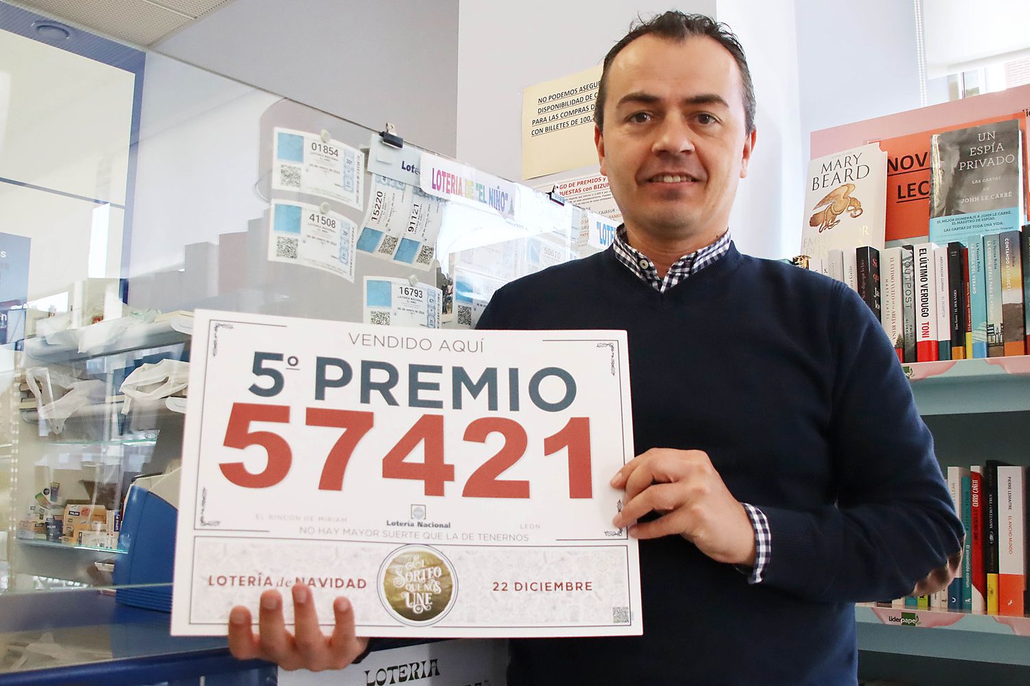 Quinto premio en León vendido en La Alameda Quinto premio en León vendido en La Alameda