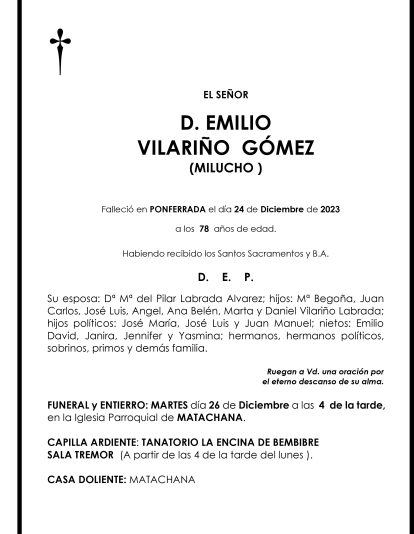 EMILIO VILARIÑO GOMEZ