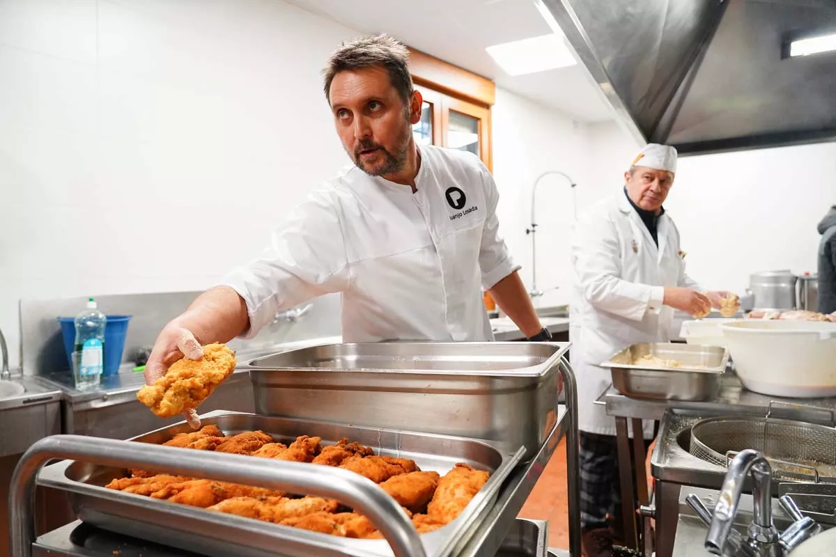 El menú solidario del chef Juanjo Losada, del restaurante 'Pablo', ofrecerá un centenar comidas en León