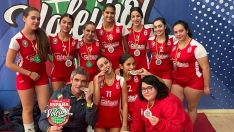 Las cadetes de Cofrubi Voleibol Ponferrada, campeonas de España