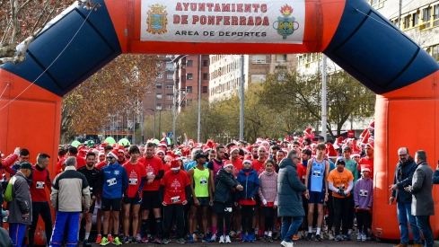 Concurrida San Silvestre de Ponferrada para despedir el 2023 a toda zapatilla