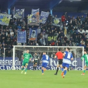 Imagen de la grada del Toralín en el Ponferradina - Arenteiro | Foto: Twitter Ponferradina