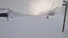 Estación de Leitariegos este 5 de enero