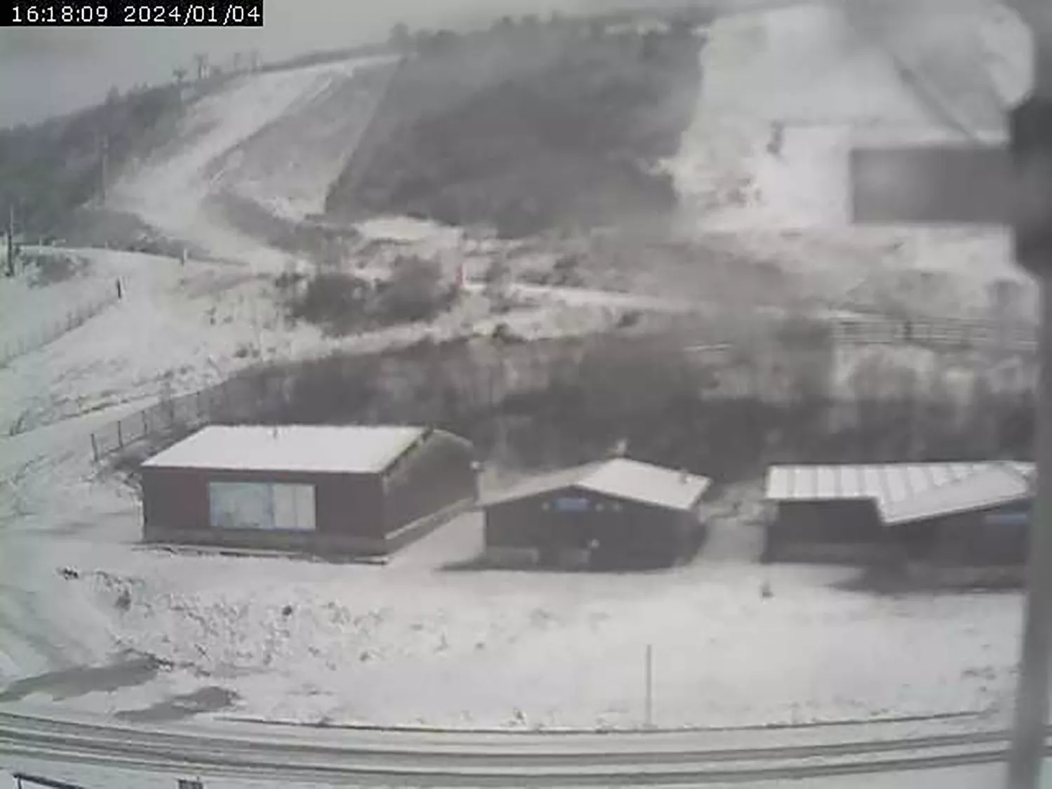 Imagen de la Estación de Letariegos el 4 de enero