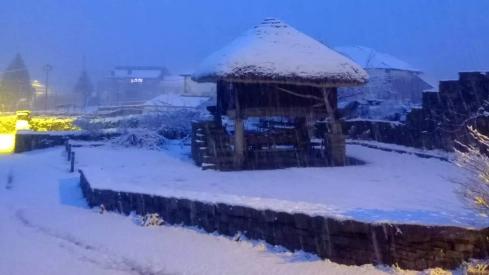 Nieve en Laciana | Facebook Juan García Sellers desde Caboalles de Arriba