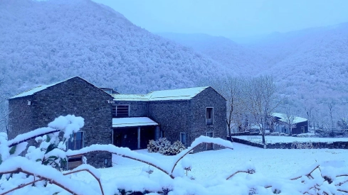 Nieve en Laciana | Facebook Juan García Sellers desde Caboalles de Arriba