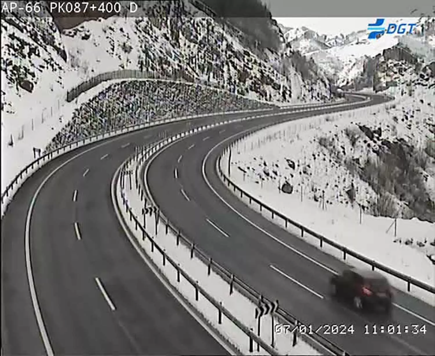 AP 66 KM 87 en León| DGT AP 66 KM 87 en León| DGT