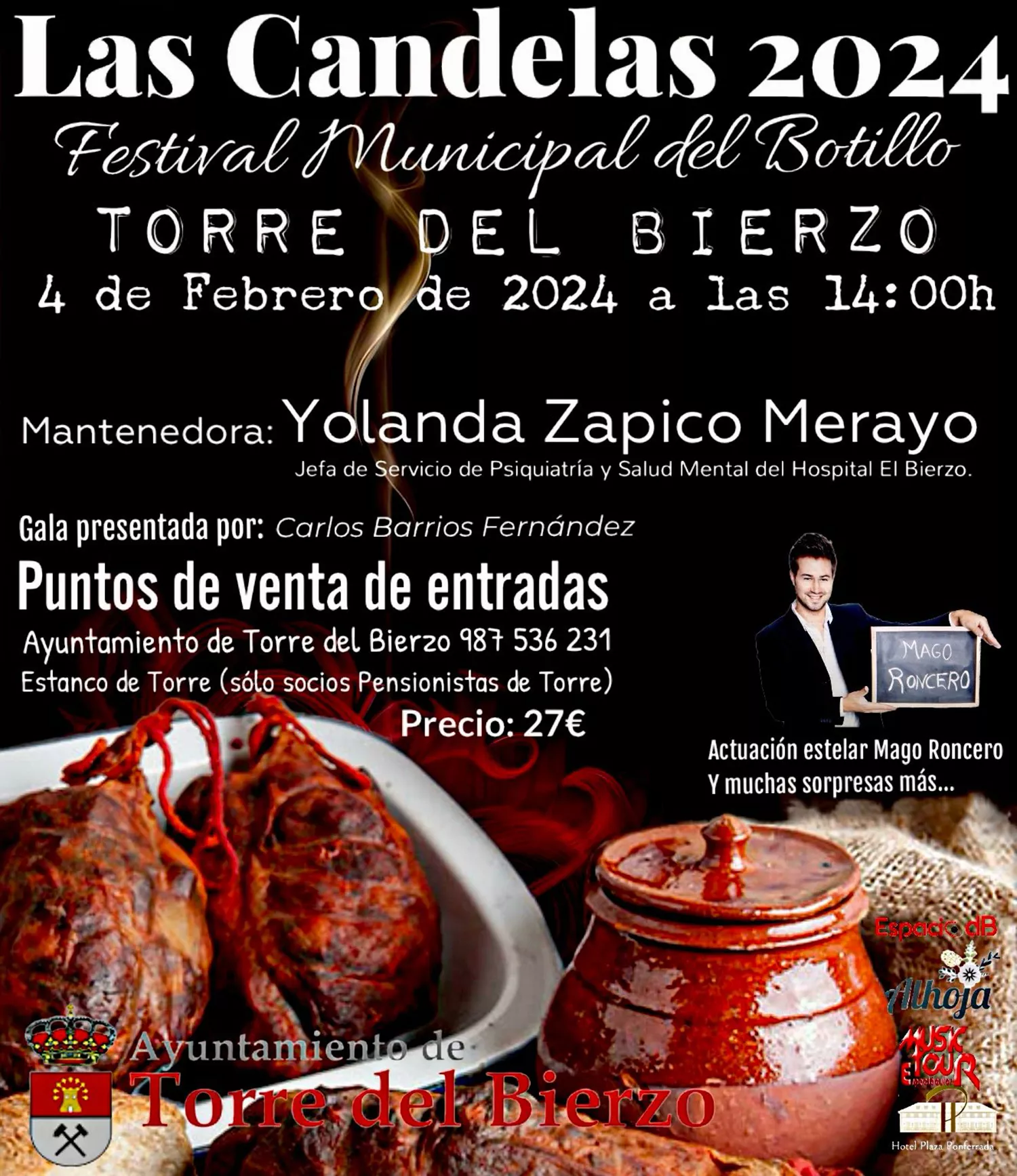 Cartel de Las Candelas en Torre del Bierzo 2024 Cartel de Las Candelas en Torre del Bierzo 2024