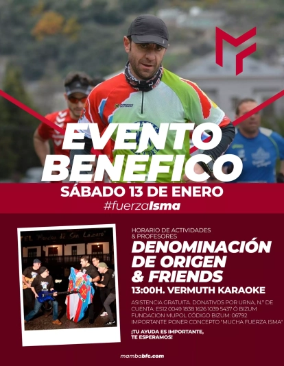 Evento benéfico en favor del policía Isma de la mano de Mamba BFC Evento benéfico en favor del policía Isma de la mano de Mamba BFC