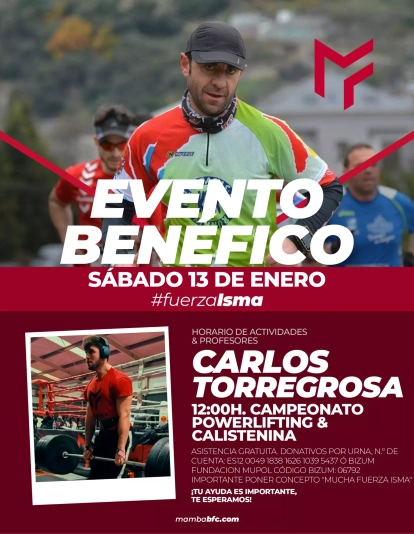 Evento benéfico en favor del policía Isma de la mano de Mamba BFC Evento benéfico en favor del policía Isma de la mano de Mamba BFC