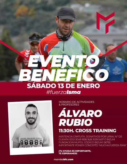 Evento benéfico en favor del policía Isma de la mano de Mamba BFC Evento benéfico en favor del policía Isma de la mano de Mamba BFC