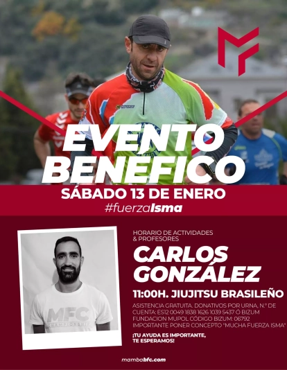 Evento benéfico en favor del policía Isma de la mano de Mamba BFC Evento benéfico en favor del policía Isma de la mano de Mamba BFC