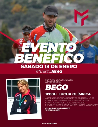 Evento benéfico en favor del policía Isma de la mano de Mamba BFC Evento benéfico en favor del policía Isma de la mano de Mamba BFC