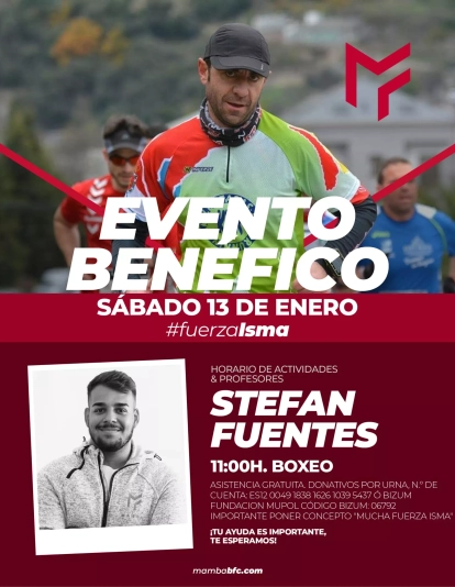 Evento benéfico en favor del policía Isma de la mano de Mamba BFC Evento benéfico en favor del policía Isma de la mano de Mamba BFC