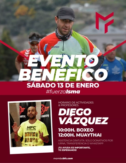 Evento benéfico en favor del policía Isma de la mano de Mamba BFC Evento benéfico en favor del policía Isma de la mano de Mamba BFC