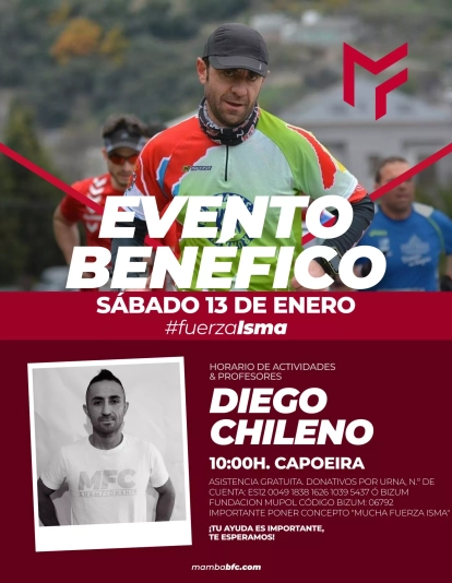 Evento benéfico en favor del policía Isma de la mano de Mamba BFC Evento benéfico en favor del policía Isma de la mano de Mamba BFC