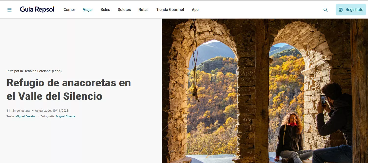 Tebaida Berciana en la Guía Repsol Tebaida Berciana en la Guía Repsol