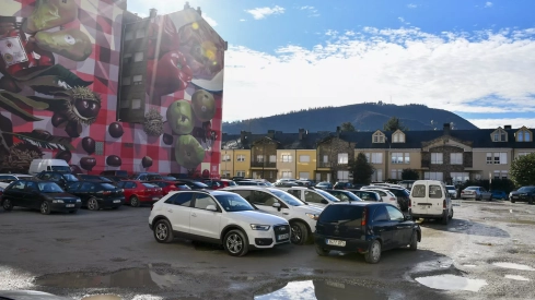 Parking Mural productos bercianos 