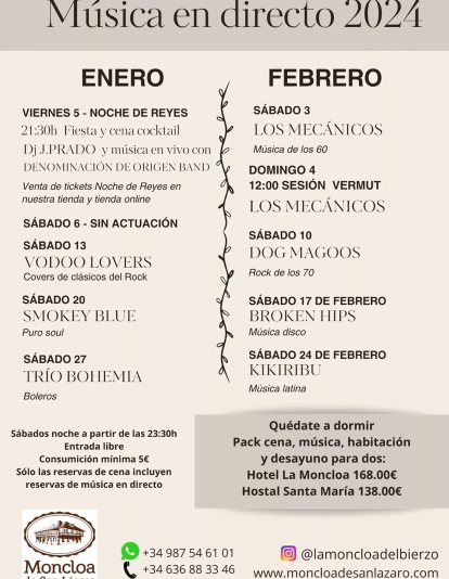 Programa Musical de la Moncloa de San Lázaro Programa Musical de la Moncloa de San Lázaro