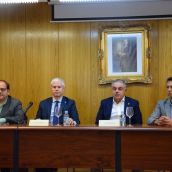 Cámara de Comercio de Astorga: Rueda de Prensa con la Plataforma por la Reapertura de la Ruta de la Plata, junto a los Alcaldes de La Bañeza y Astorga